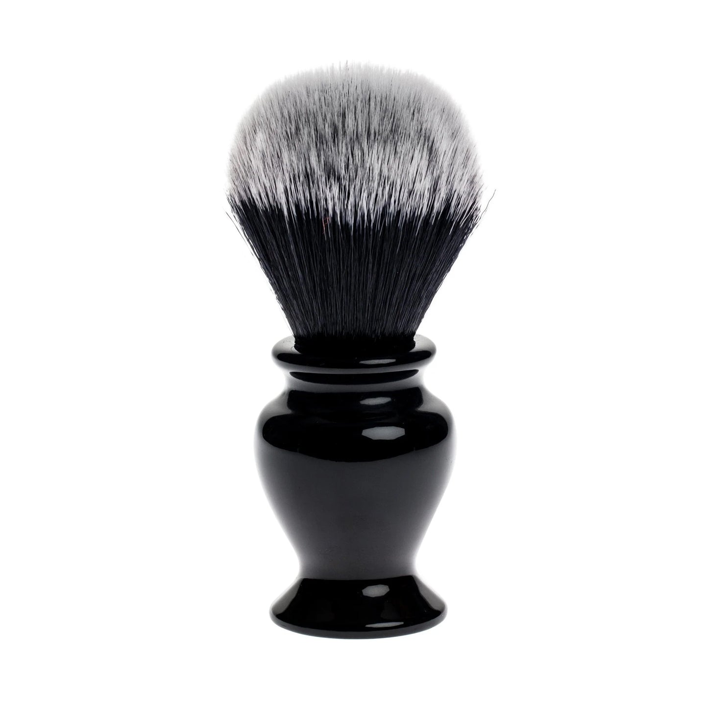 Fendrihan Black and White Synthetic Shaving Brush, Resin Handle