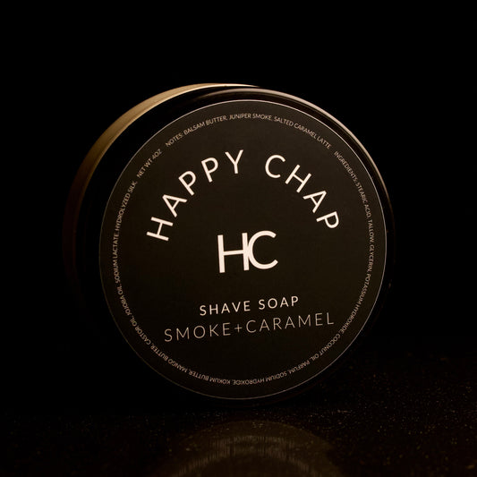 SMOKE+CARAMEL SHAVE SOAP