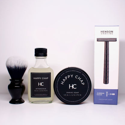 ULTIMATE WET SHAVING KIT - SEA+JUNIPER