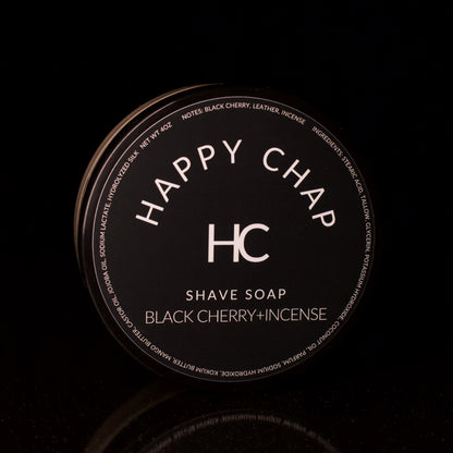 BLACK CHERRY+INCENSE SHAVE SOAP