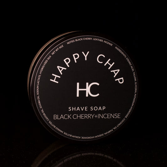 BLACK CHERRY+INCENSE SHAVE SOAP